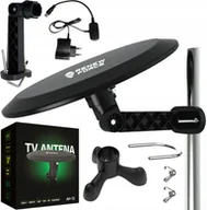 Anteny TV - Antena Zewnętrzna Aktywna DVB-T2 do TV Dookólna FHD 4K MUX-8 LTE Wzmacniacz AH-12 - miniaturka - grafika 1