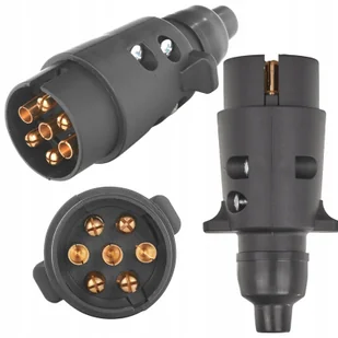 Wtyk do Gniazdka Wtyczka Do Przyczepki Przyczepy 7-PIN 12V - Akcesoria motoryzacyjne - miniaturka - grafika 1