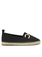Espadryle damskie - DeeZee Espadryle WSS21182-01 Czarny - miniaturka - grafika 1