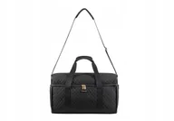 Akcesoria podróżnicze - TORBA PODRÓŻNA CZARNA Damska Bagaż 180° duża wodoodporna + worek na buty - miniaturka - grafika 1