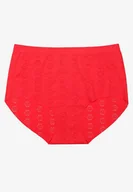 Moda i Uroda OUTLET - Czerwona Bielizna Modelująca Majtki z Wysokim Stanem Lilivirae - miniaturka - grafika 1