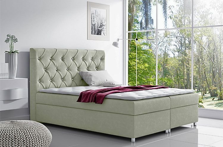 Elior Łóżko kontynentalne Clara 200x200 - 44 kolory