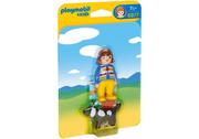 Figurki dla dzieci - Playmobil Dziewczynka z psem 6977 - miniaturka - grafika 1