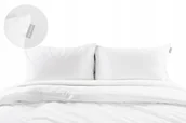 Pościel - Pościel Hotelowa Biała 200x220 150g/m2 2 Poszewki - miniaturka - grafika 1