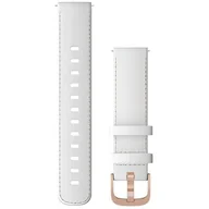 Akcesoria do smartwatchy - Pasek GARMIN QuickFit 18 do Venu 2S/Forerunner 255S Biały - miniaturka - grafika 1