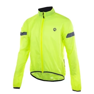 Męska Kurtka Rowerowa Rogelli Protect | Fluor - Rozmiar S - Kurtki męskie - miniaturka - grafika 1