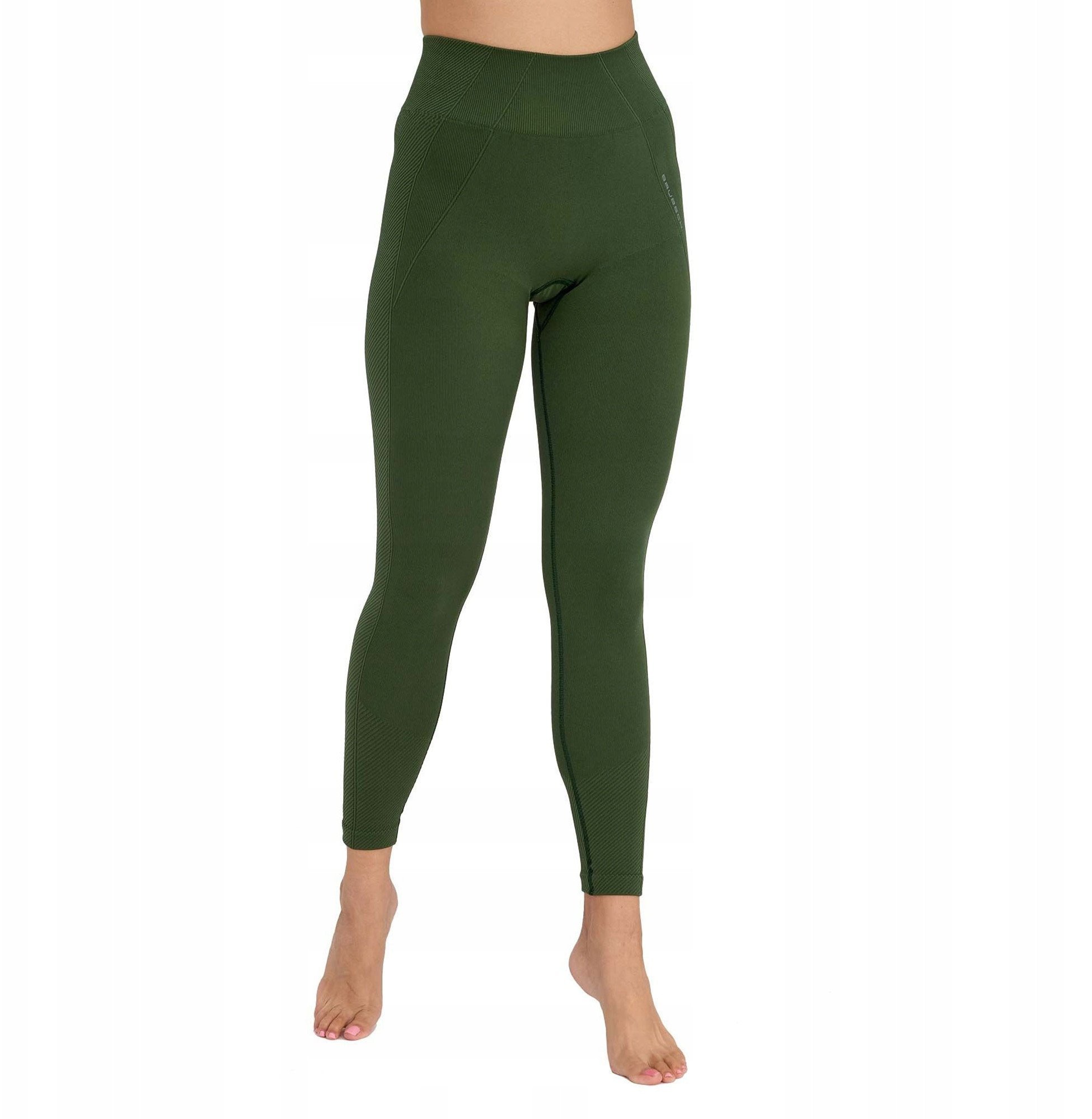 LE1397W Legginsy damskie CASUAL zielony XS