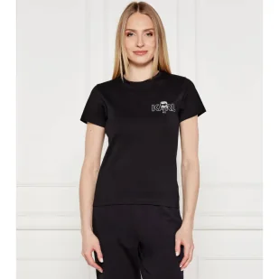 Karl Lagerfeld T-shirt ikon seasonal Slim Fit - Koszulki i topy damskie - miniaturka - grafika 1