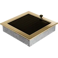 Kratki wentylacyjne - Parkanex kominkowa pozłacana żaluzja 22x22 kratki - miniaturka - grafika 1