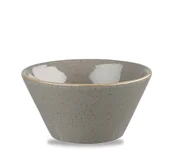 Miski i półmiski - Churchill MISKA STOŻKOWA PEPPERCORN GREY 340 ml PORCELANA SZARA - miniaturka - grafika 1