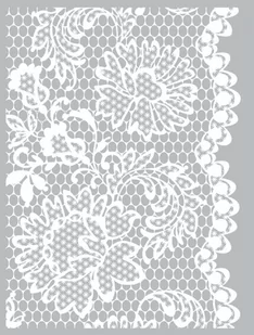Szablon Sitodruk Koronka - Scrapbooking - miniaturka - grafika 1