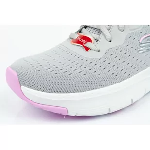 Buty Skechers Arch Fit W (kolor Szary/Srebrny, rozmiar 37.5) - Buty sportowe damskie - miniaturka - grafika 4