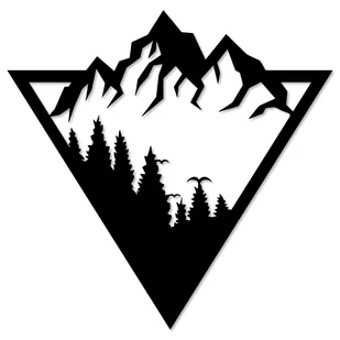 DEKORACJA ŚCIENNA GÓRY PANEL ŚCIENNY AŻUROWY 40CM OBRAZ AŻUROWY TRYPTYK 3d - Dekoracje domu DEKORACJA ŚCIENNA GÓRY PANEL ŚCIENNY AŻUROWY 40CM OBRAZ AŻUROWY TRYPTYK 3d - Dekoracje domu - miniaturka - grafika 1