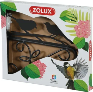 ZOLUX Stalowy uchwyt ścienny do karmnika dla ptaków - sikorki - Karmniki dla ptaków - miniaturka - grafika 5