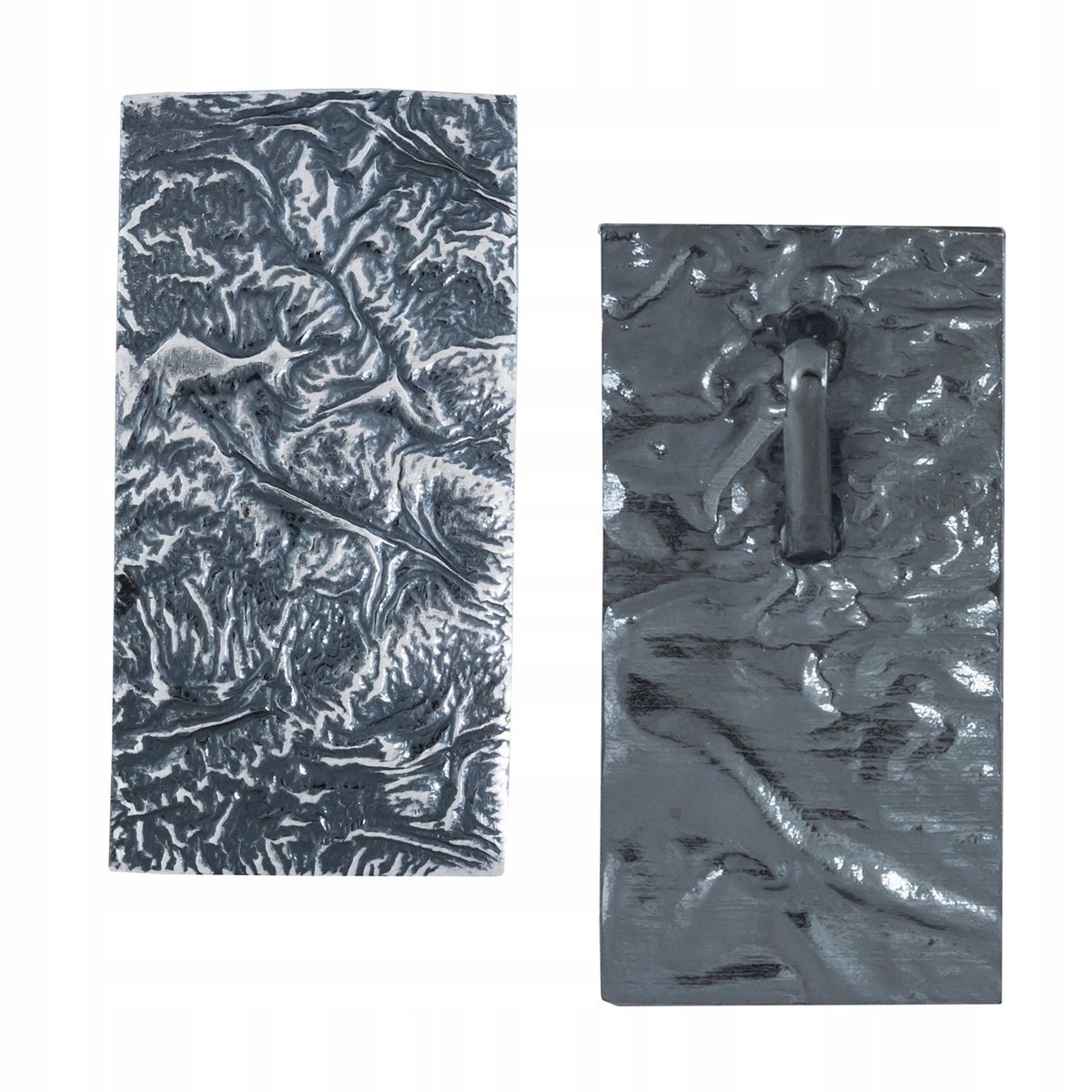 Zawieszka srebrna oksydowana pr. 925 Prostokąt