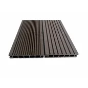 Podesty i deski tarasowe - Deska tarasowa kompozytowa 13,5x240x2cm brązowa - miniaturka - grafika 1