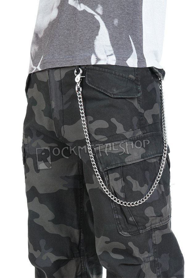 średni łańcuch do kluczy/portfela 75 cm z karabińczykiem NR 2