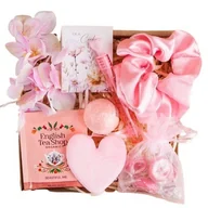 Zestawy upominkowe - ZESTAW PREZENTOWY PREZENT dla kobiety dziewczyny nastolatki urodziny 18-99 słodycze akcesoria do pielęgnacji - miniaturka - grafika 1