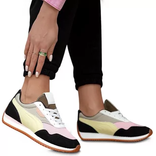 Buty Damskie Sportowe Sneakersy Wielokolorowe Permani 36 - Sneakersy damskie - miniaturka - grafika 1