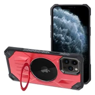 Etui i futerały do telefonów - Futerał Armor Mag Cover kompatybilny z MagSafe do IPHONE 11 PRO MAX czerwony - miniaturka - grafika 1