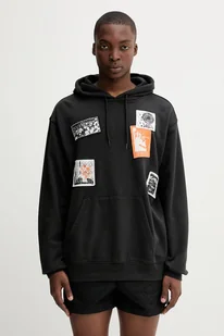 Vans bluza męska kolor czarny z kapturem z aplikacją VN000PAZBLK1 - Bluzy męskie - miniaturka - grafika 1