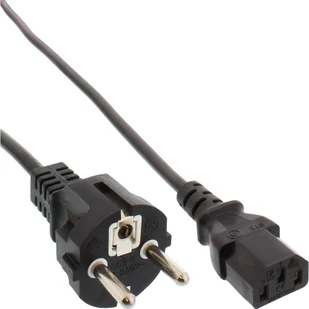 35-pakowy kabel sieciowy InLine®, zabezpieczenie zgodne z testem IEC. C13 - Kable miedziane - miniaturka - grafika 1