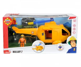 Simba Strażak Sam pomarańczowy Helikopter Wallaby 9251002 - Samoloty i helikoptery - miniaturka - grafika 13