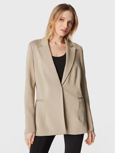Calvin Klein Marynarka Technical K20K205018 Szary Regular Fit - Marynarki i żakiety damskie - miniaturka - grafika 1