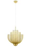 Lampy sufitowe - KingHome Lampa wisząca ILLUSION S Złoty LED Metal MD8167-S - miniaturka - grafika 1