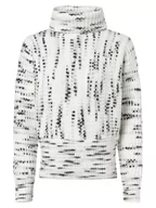 Swetry damskie - Opus - Sweter damski  Pirke, biały - miniaturka - grafika 1