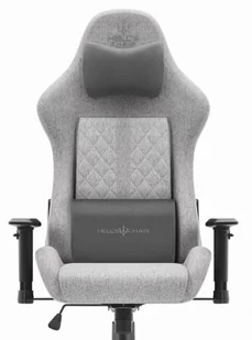 Fotel gamingowy Hell's Chair HC- 1006 Grey Szary Tkanina - Fotele gamingowe - miniaturka - grafika 1
