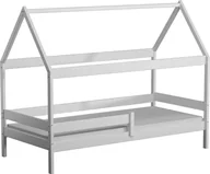 Łóżka dla dzieci i młodzieży - Elior Białe łóżko dziecięce typu domek - Petit 3X 180x90 cm - miniaturka - grafika 1