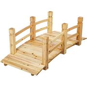 Altany ogrodowe - Drewniany Mostek Ogrodowy Xxl, 150 X 67 X 55 Cm, Nośność 150 - miniaturka - grafika 1