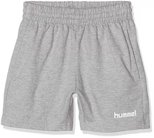 Odzież sportowa dziecięca - Hummel dziecięce szorty hmlGO Kids COTTON BERMUDA, szary, 128 - grafika 1