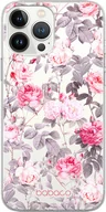Etui i futerały do telefonów - Etui do Apple IPHONE 5/5S/SE Kwiaty 054 Babaco Nadruk częściowy Przeźroczysty - miniaturka - grafika 1