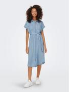 Sukienki - ONLY Sukienka jeansowa 15250429 Niebieski Loose Fit - miniaturka - grafika 1