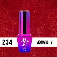 Lakiery hybrydowe - Molly Lac Lakier hybrydowy MollyLac Glowing Time Monarchy 10 g Nr 234 - miniaturka - grafika 1