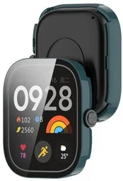 Bizon Etui ze szkłem do zegarka Case+Glass Watch do Xiaomi Redmi Watch 5, zielone - Akcesoria do smartwatchy - miniaturka - grafika 1