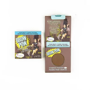 The Balm Brow Pow Eyebrow Powder puder do brwi Light Brown 1.2g - Akcesoria i kosmetyki do stylizacji brwi - miniaturka - grafika 1