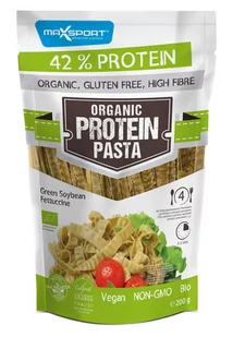 MaxSport Makaron z Zielonej Soi I Quinoa) Fettuccine Bezglutenowy Bio 200 G Maxsport - Suplementy naturalne - miniaturka - grafika 1