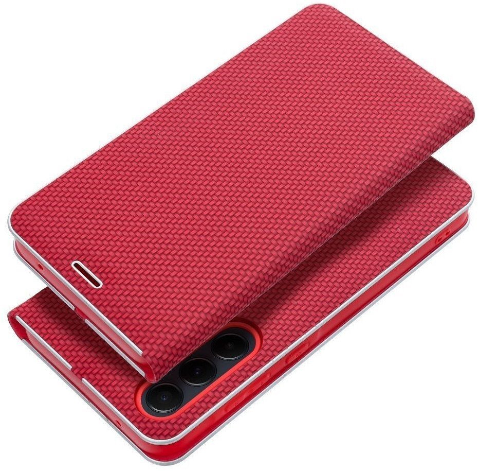 Kabura LUNA Book Carbon do XIAOMI Redmi Note 14 PRO 4G czerwony