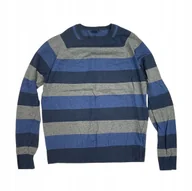 Swetry męskie - Sweter bluzka męski w paski rękaw GAP S - miniaturka - grafika 1