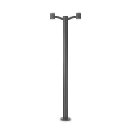 Lampy ogrodowe - Ideal Lux Latarnia CLIO MPT2 antracyt 249490 249490/IL - miniaturka - grafika 1