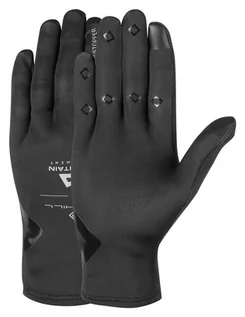 Rękawiczki sportowe męskie - RONHILL rękawiczki biegowe GORE-TEX WINDSTOPPER GLOVE black - grafika 1