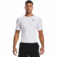 Koszulki sportowe męskie - Meska koszulka treningowa Under Armour UA HG IsoChill Comp SS - biała - UNDER ARMOUR - miniaturka - grafika 1
