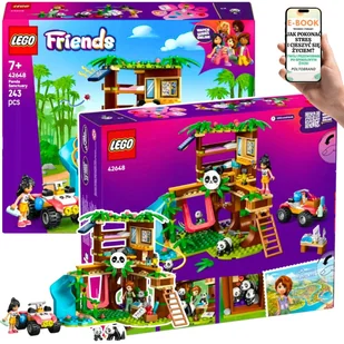 LEGOFriends Rezerwat Pand + Domek na Drzewie i Figurka Mamy Pandy Kreatywny Prezent na Święta i Urodziny DLA MAŁEJ OPIEKUNKI ZWIERZĄT + EBOOK-1 - Klocki LEGOFriends Rezerwat Pand + Domek na Drzewie i Figurka Mamy Pandy Kreatywny Prezent na Święta i Urodziny DLA MAŁEJ OPIEKUNKI ZWIERZĄT + EBOOK-1 - Klocki - miniaturka - grafika 1