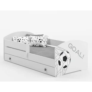 Łóżko dziecięce LUK z szufladą i barierką 140x70 GOL - Łóżka dla dzieci i młodzieży - miniaturka - grafika 1