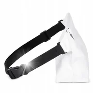 Nerki - BIAŁA WODOODPORNA SASZETKA NERKA PVC NA ZAMEK - miniaturka - grafika 1