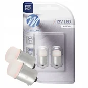 Żarówki samochodowe - Żarówka R5w Led Czerwona R10w Ba15s Dioda Smd - miniaturka - grafika 1