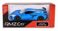 Samochody i pojazdy dla dzieci - RMZ 5 Chevrolet Corvette Z06 2023 blue - miniaturka - grafika 1